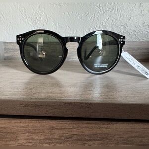 New York & Company Black Round Sunglasses